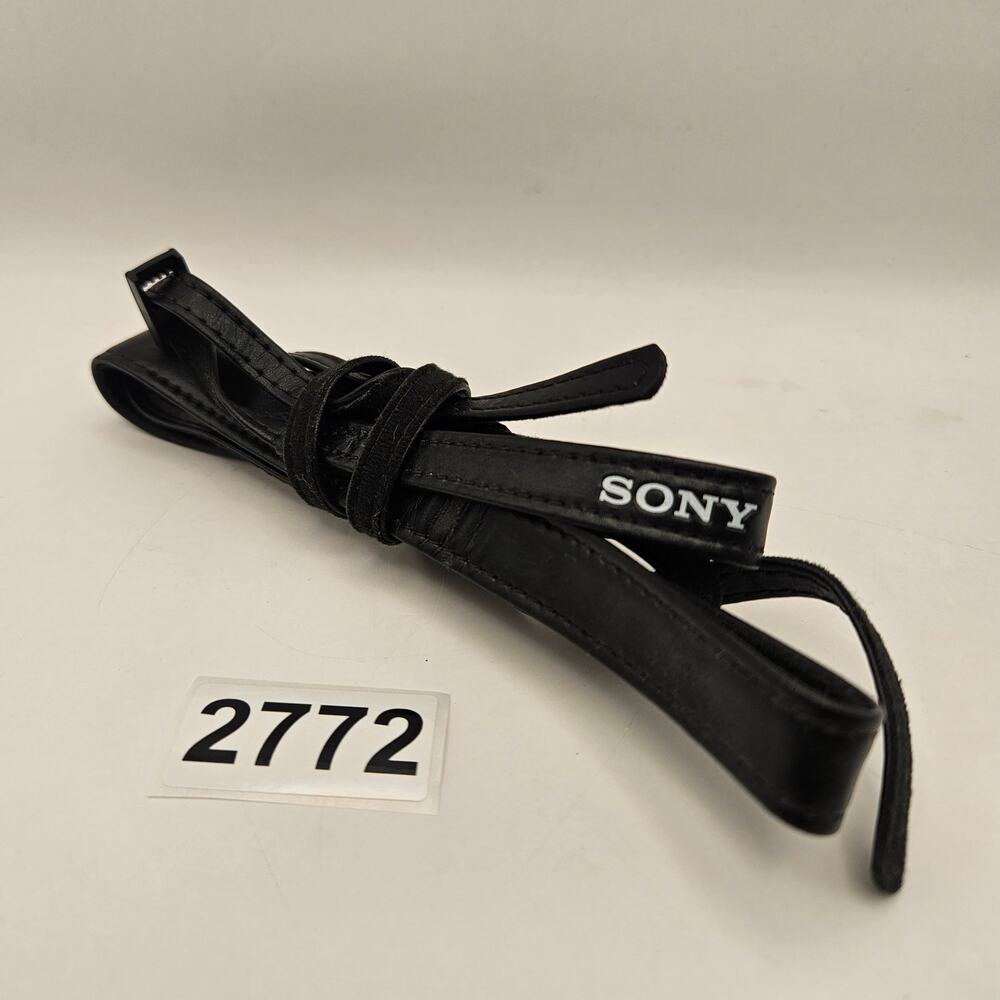 SONY OEM CAMERA NECK STRAP BLACK ADJUSTABLE ~ 4FT